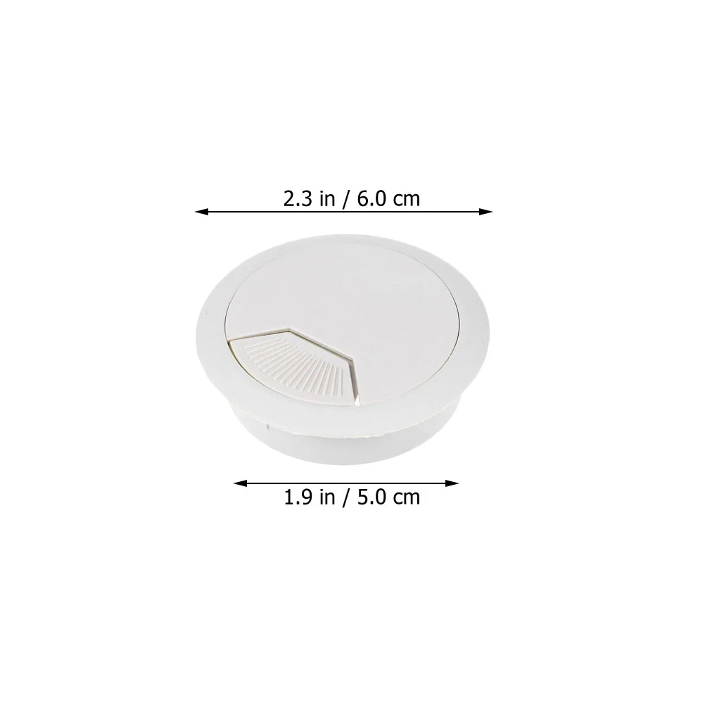 15pcs Office Desktop Cable Hole Covers Desk Accessories Tube Hole Plugs