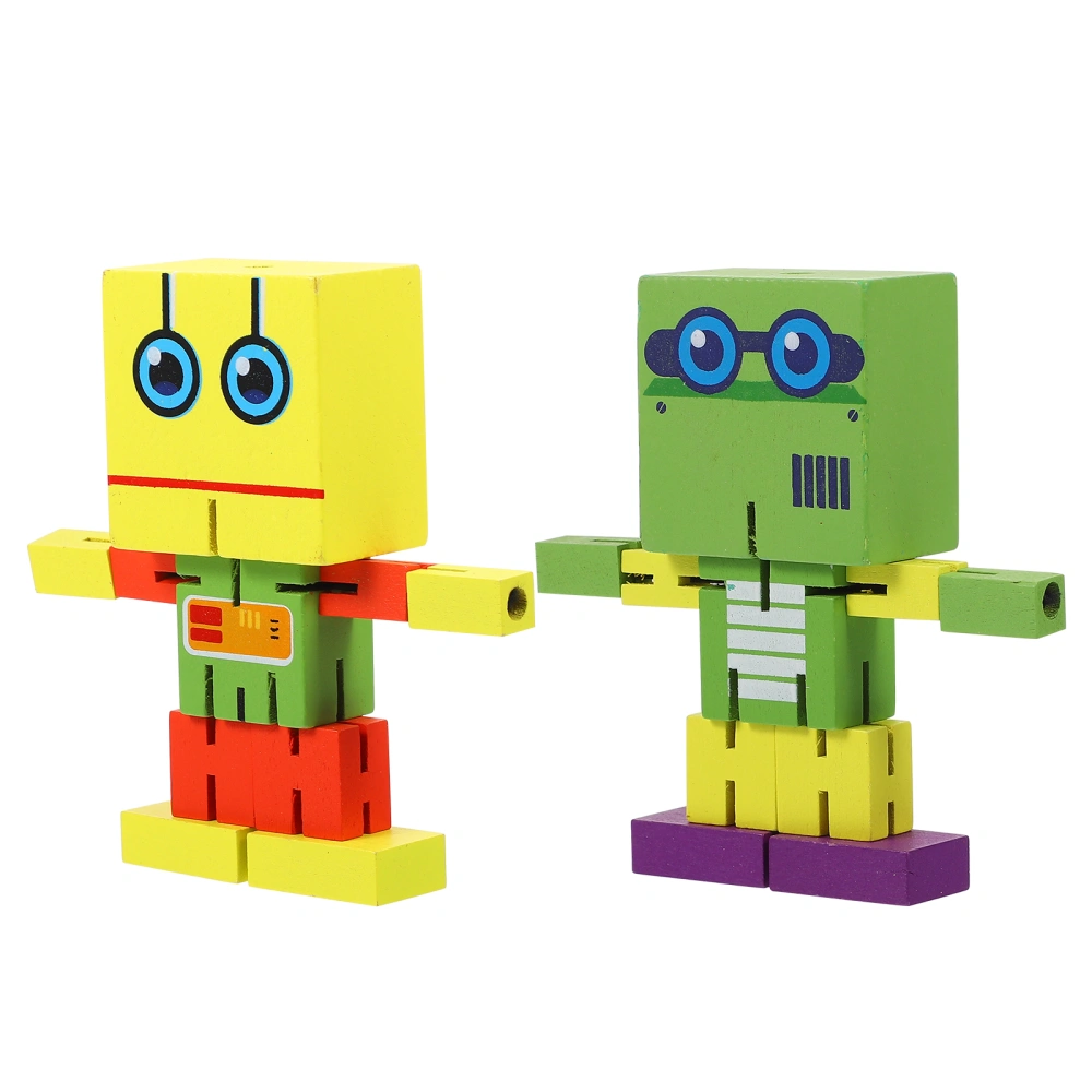 1pc Robot Toy Twisting Building Block Children's Educational Toy (Random Color)