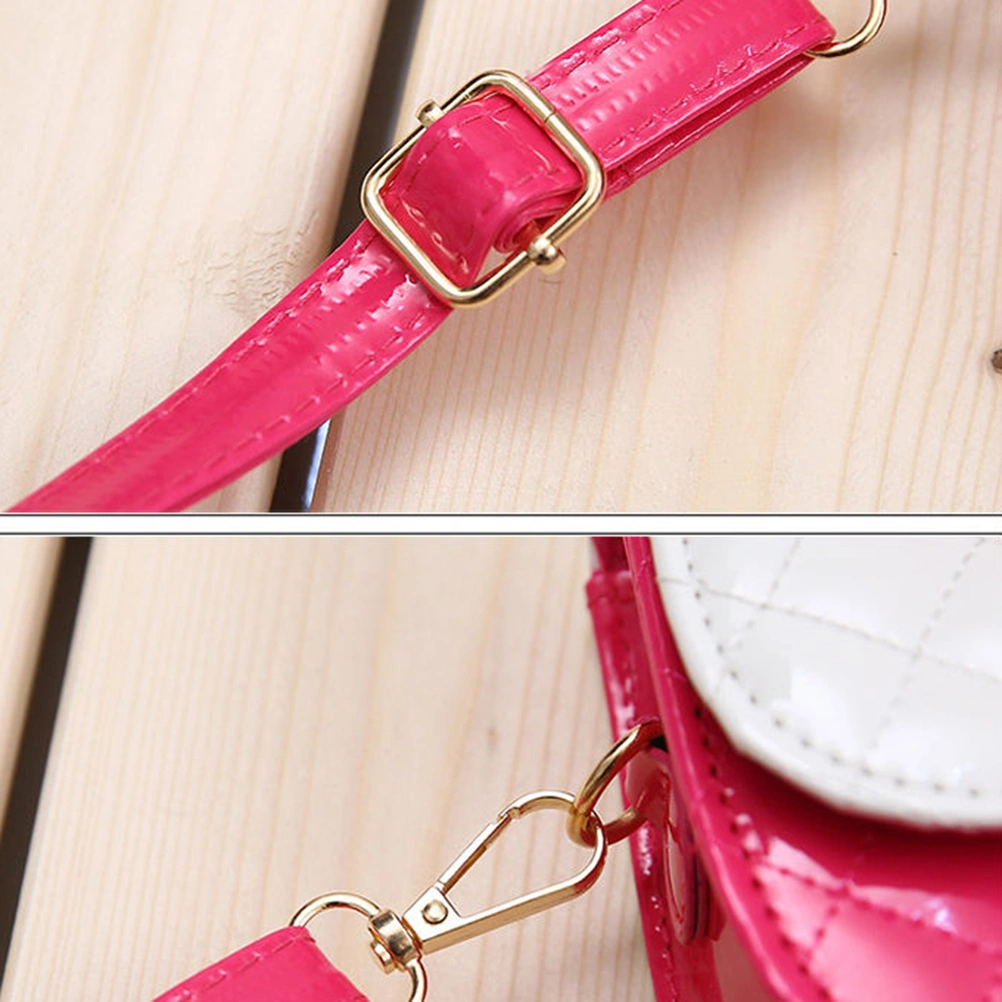 Kids Handbag Bowknot Cartoon Shoulder Bag Bunny Crossbody Bag for Little Girls (Rosy)