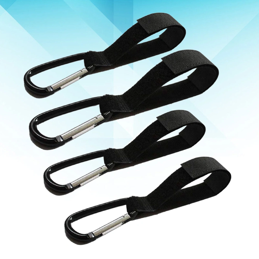 4 pcs Professional Delicate Trolley Mountaineering Buckle Hook for Baby Stroller