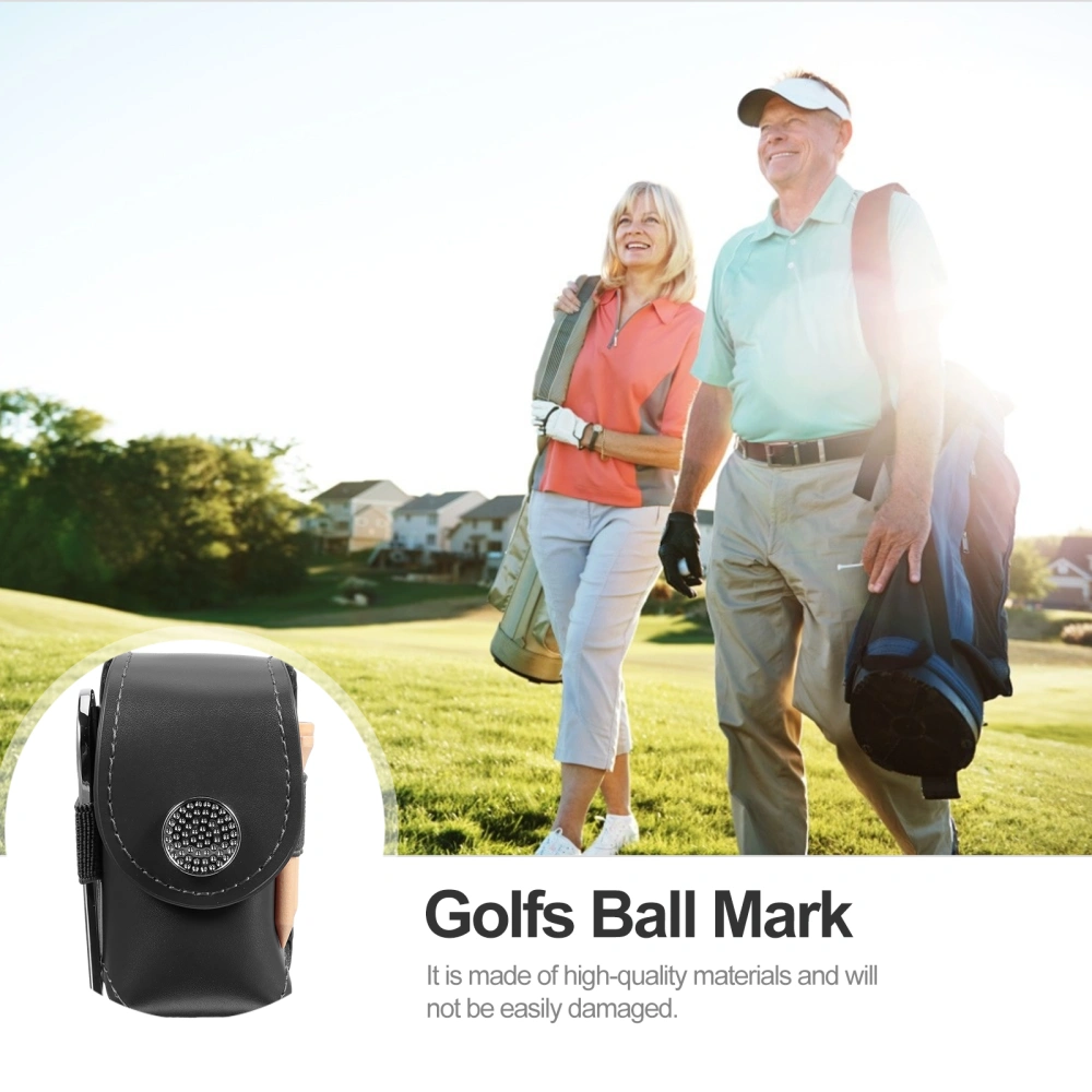 1 Set Ball Marker Golfs Ball Golfs Tee Ball Bag Golfs Accessory Golfs Tool Set