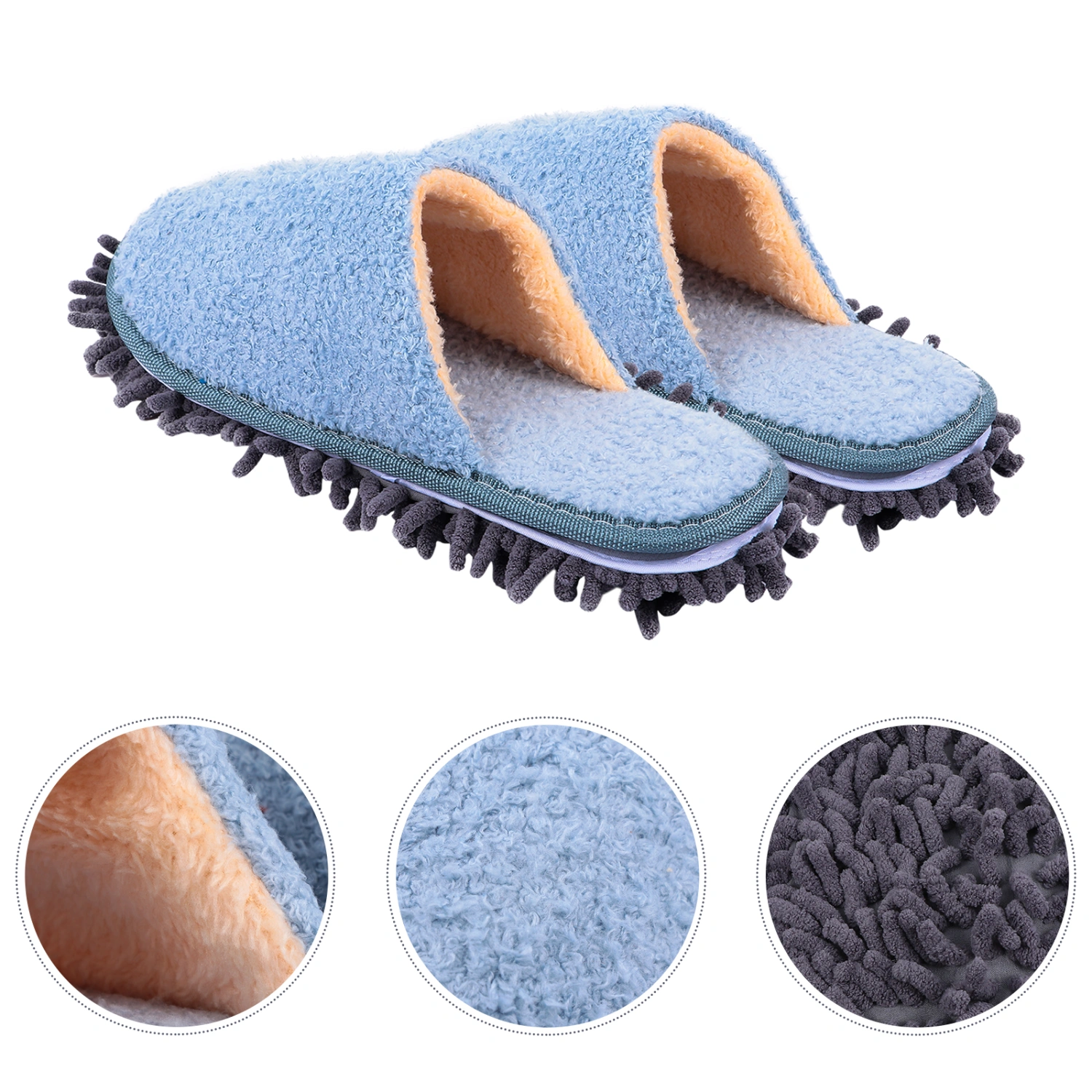 1 Pair Winter Indoor Slippers Fashionable Warm Slippers Floor Slippers for Adult