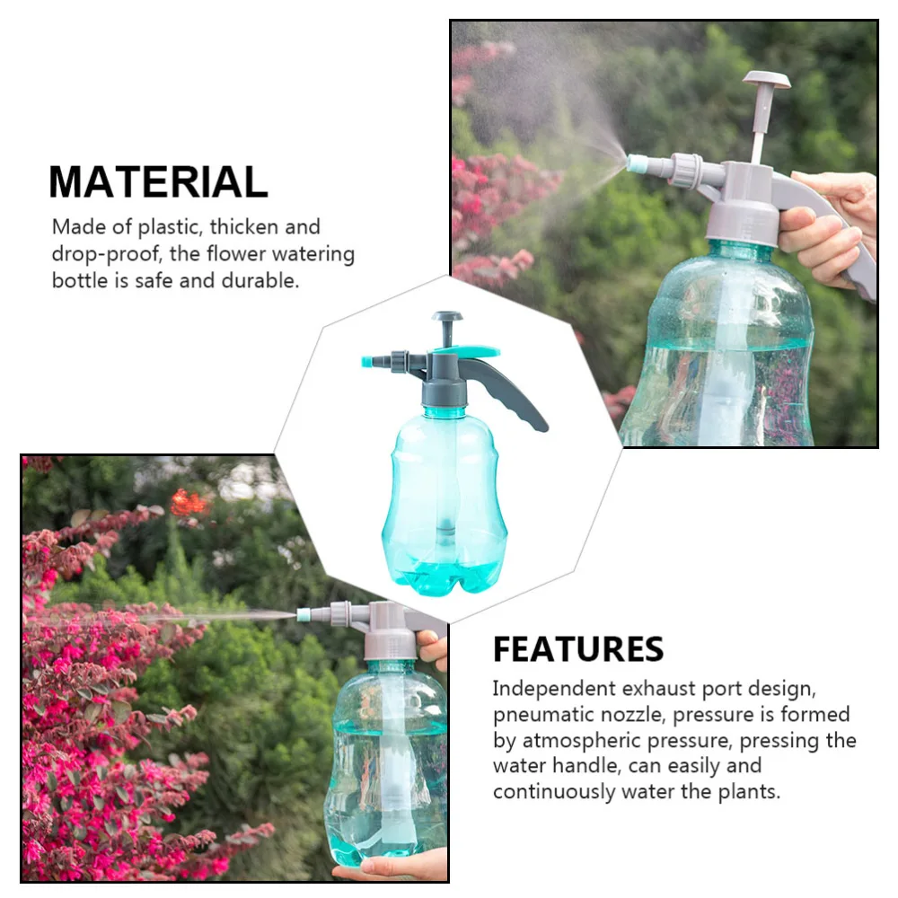 1.8L Household Flower Watering Pot Water Spray Can Hand Pressure Mist Sprayer