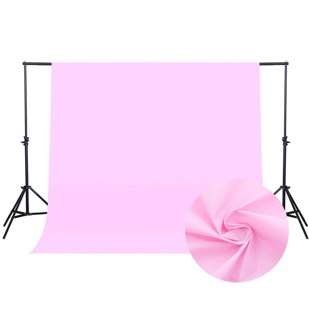 1.45*2M Non-woven Solid Solor Backdrop Simple Background for YouTube Pictures Video Photography Studio Photo Booth Filming (Pink)