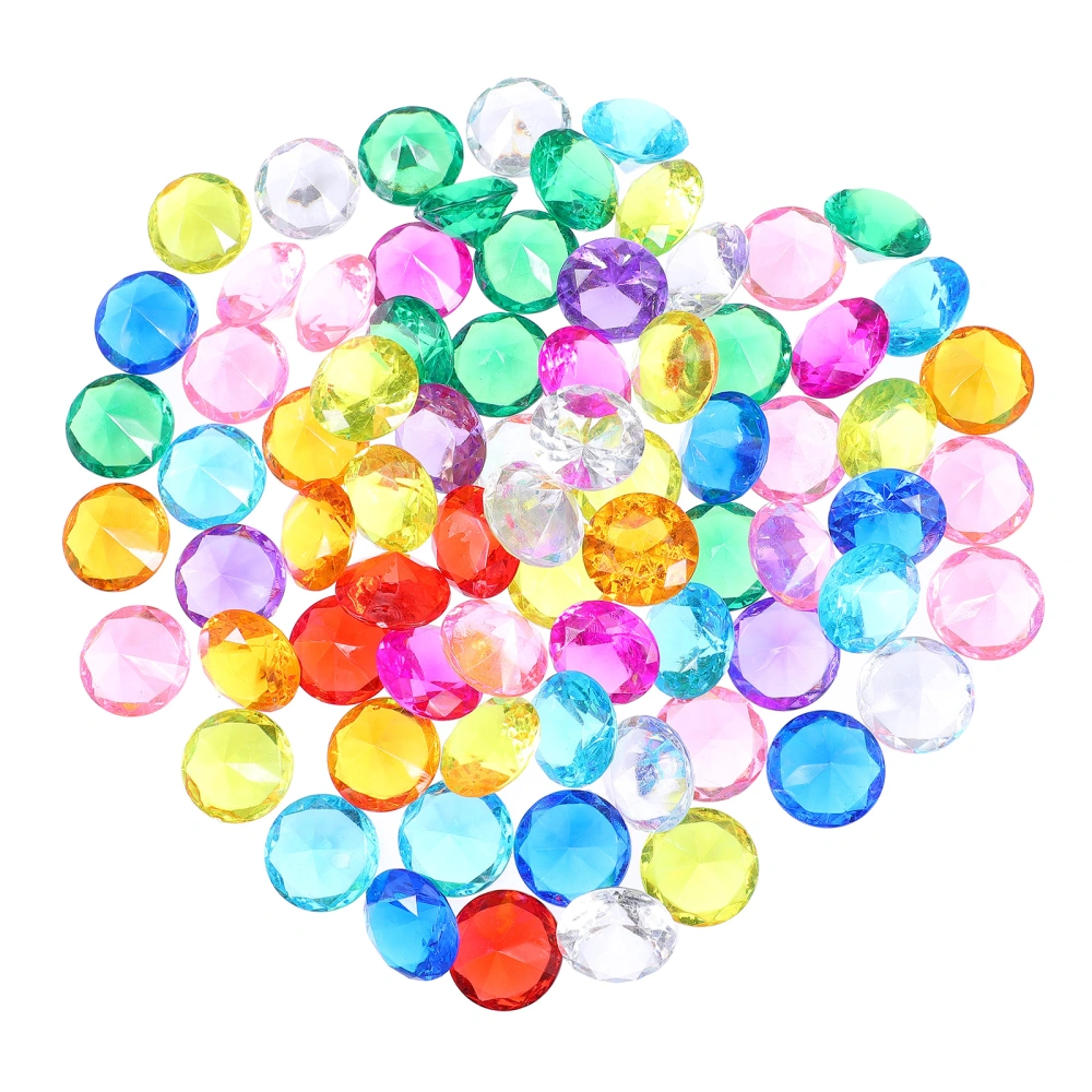 1 Pack Resin Plastic Diamond Colorful Diamonds for Decoration Display Ornament