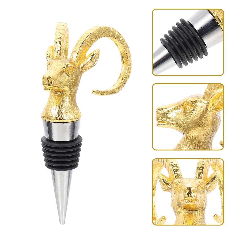 Antelope Head Wine Stopper Decorative Wine Bottle Stopper Fresh Keeping Wine Bottle Plug