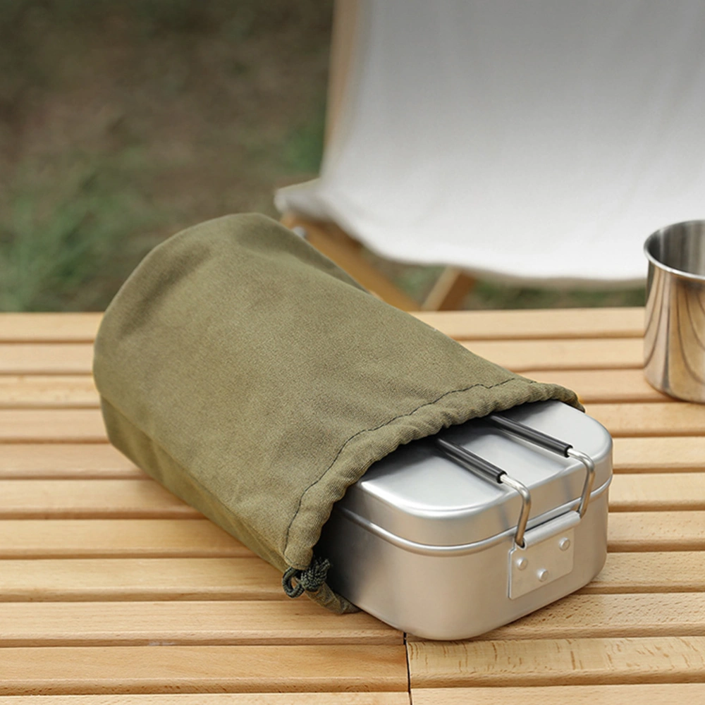 1pc Camping Storage Bag Dishware Gargle Container Practical Outdoor Storage Tool