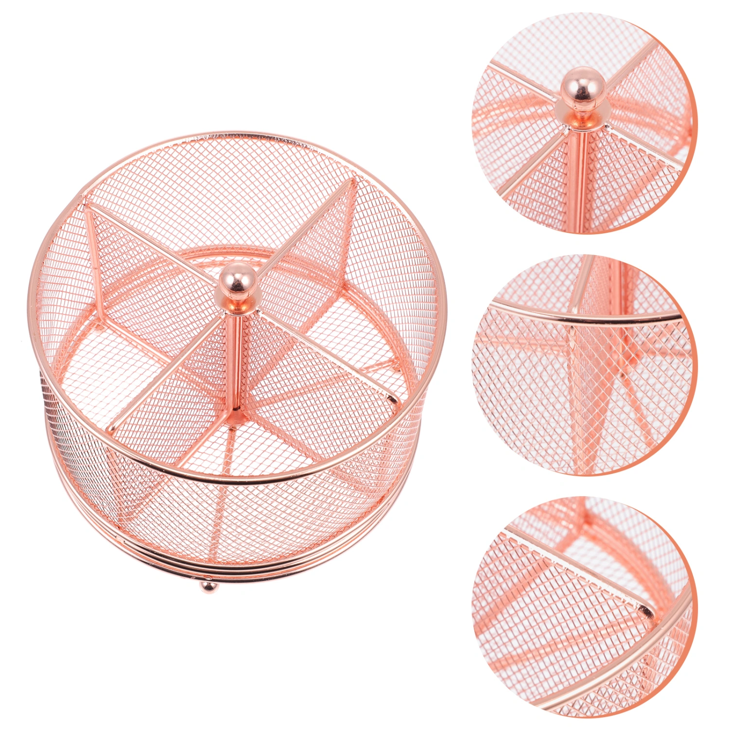 Desktop Sundries Organizer Rotatable Stationery Holder Multi-function Brush Pot