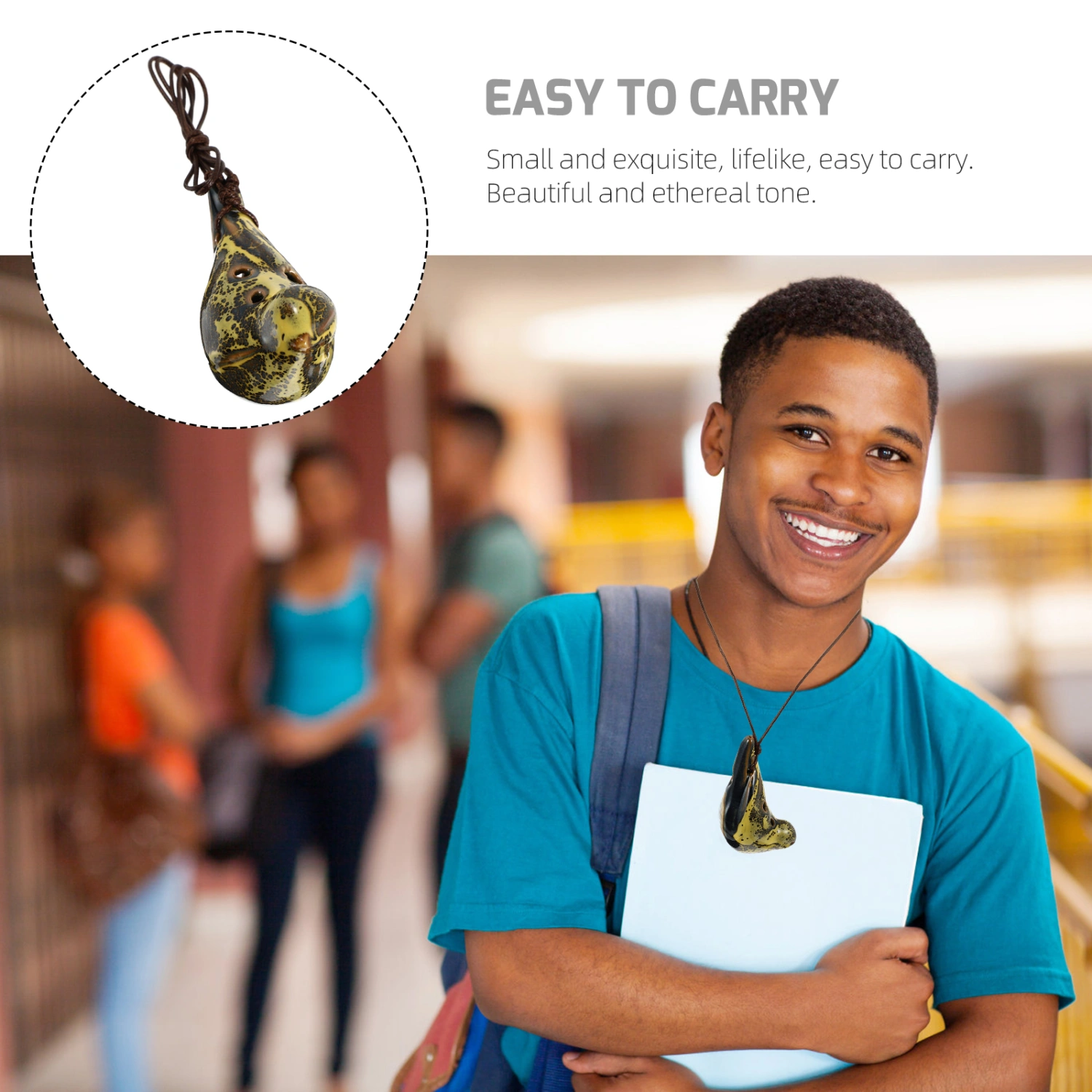 Ocarina Exquisite Wind Instrument Beginner 6-hole Ocarina Children Gift