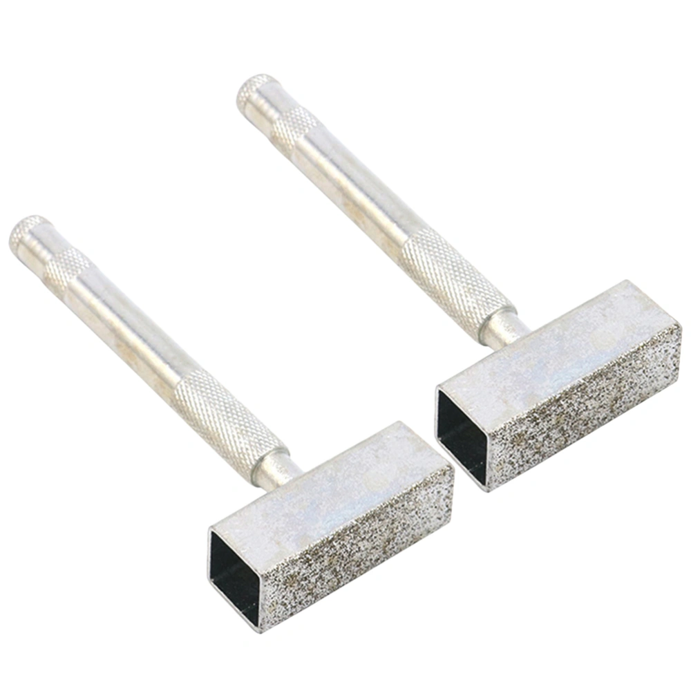 2Pcs Hand Held Diamond Wheel Dresser Grinding Wheel Shaping Tool Soldering Grinder Trimmer