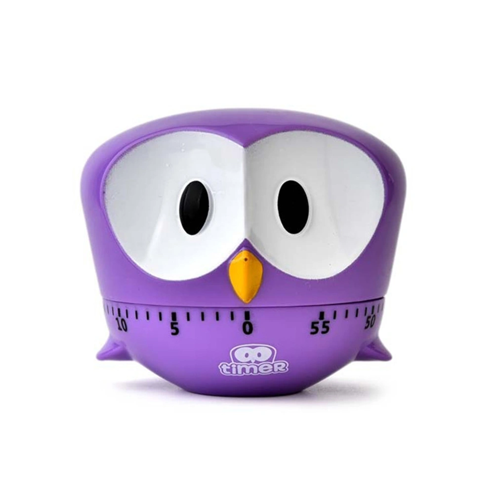 Home Owl Shape Cooking Timer Household Countdown Timer Manual Cooking Timekeeper Kitchen Reminder (Random Color)
