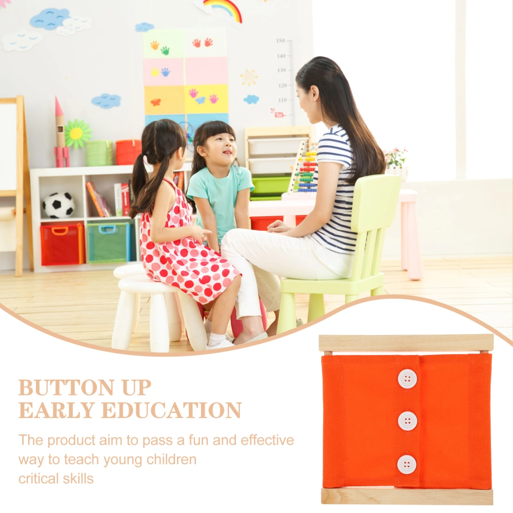 Learning Sensory Toy Basic Skill Busy Board Button Dressing Toy Kindergarten Tie Toy Sensory Toy