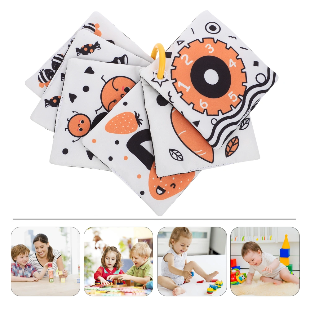 1 Set Baby Cloth Cards Toys Early Learning Toys Baby Educational Cards Toy