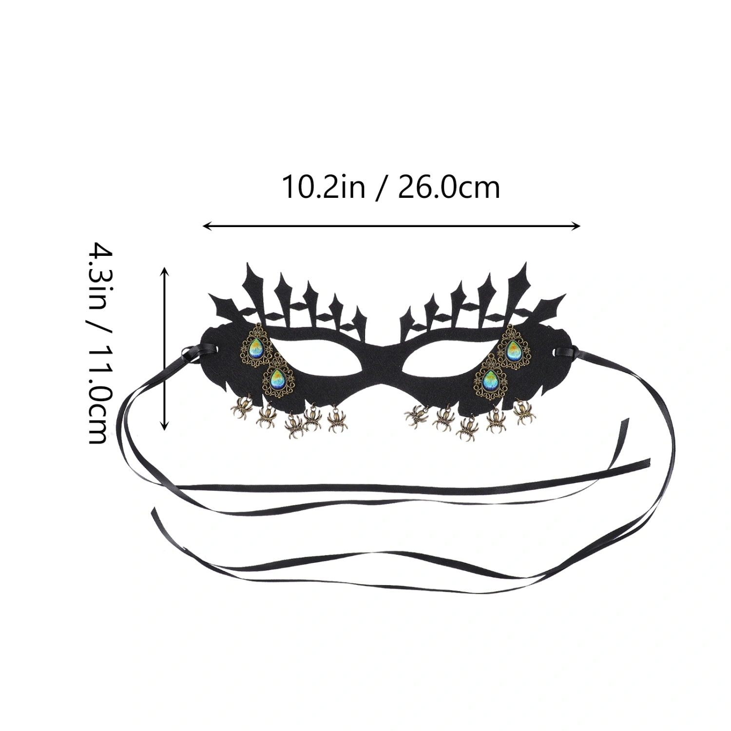 1Pc Halloween Spider Mask Carnival Party Mask Masquerade Prop Festival Mask
