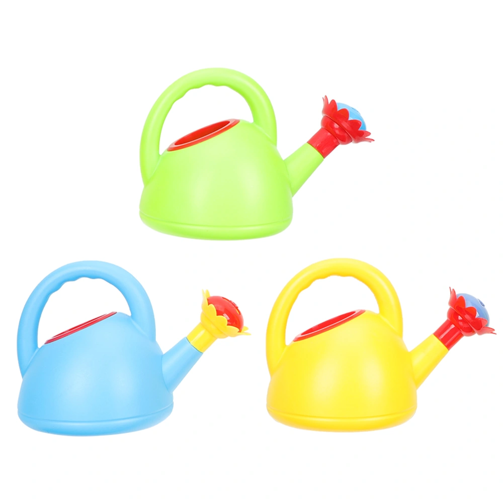 3pcs Plastic Watering Pot Kids Bath Toys Shower Toys Baby Watering Pot Toys