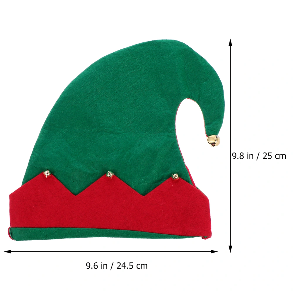 1 Set Kids Xmas Elf Shoes Hat Christmas Costume Set Party Favors Photo Props