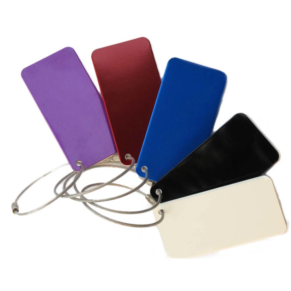 5pcs Aluminum Travel Luggage Baggage Handbag Tag