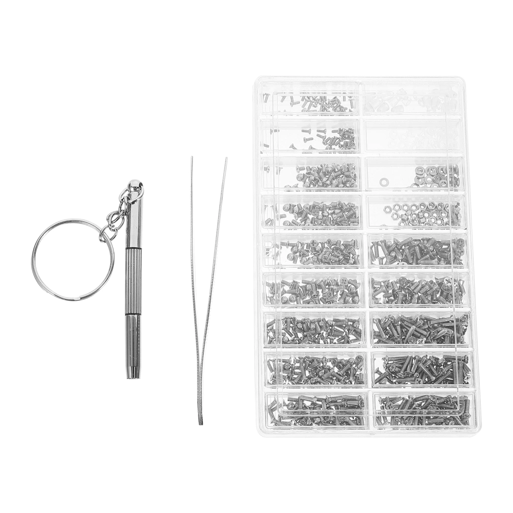 1 Set Glasses Screw Kit Glasses Repair Tool Eyeglasses Repair Set Glasses Repair Parts