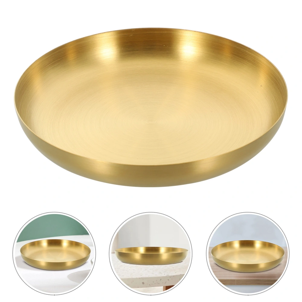 Stainless Steel Plate Stainless Snack Tray Snack Serving Tray Stainless Food Plate