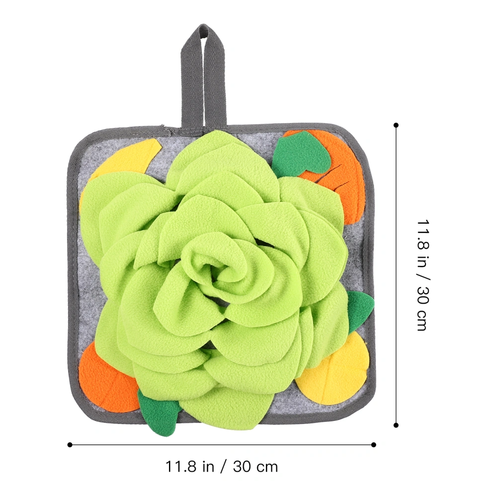 1pc Rabbit Foraging Mat Bunny Food Mat Funny Interactive Rabbit Toy Training Mat Snuffle Mat