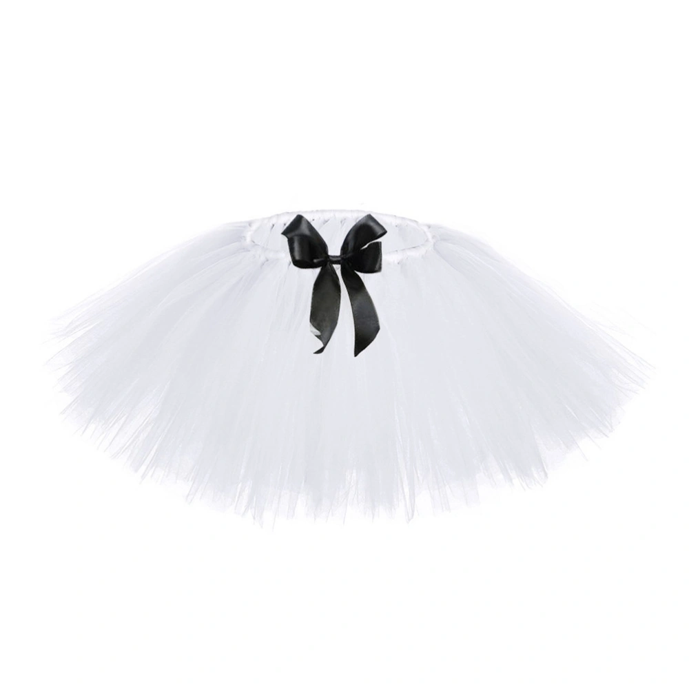 Animal Themed Party Tutu Skirt Girls Costume Performance Gauze Skirt with Panda Hair (Size S)