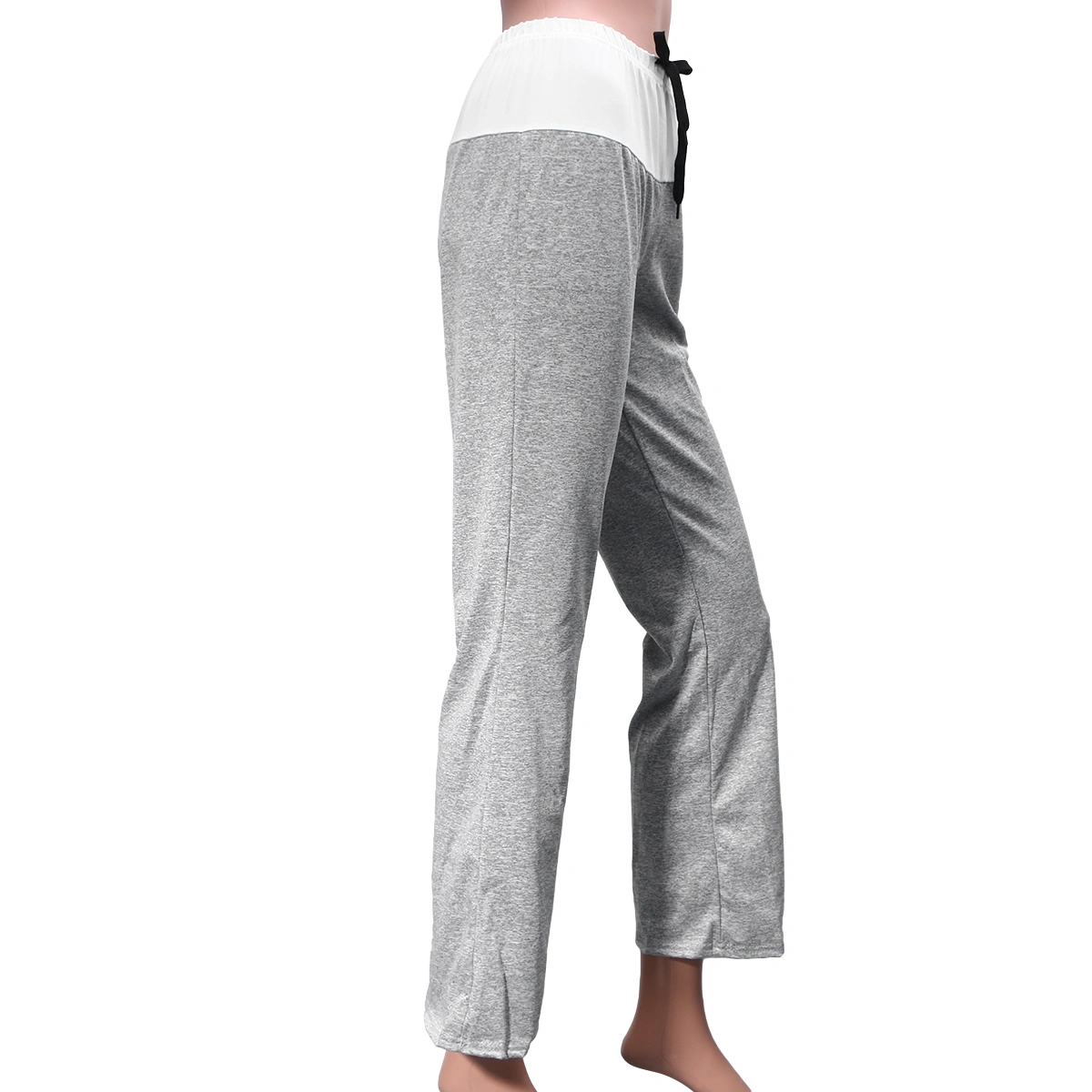 Fashion Womens Yoga Pilates Harem Pants Sports Long Baggy Dance Loose Trousers Quick Dry Cotton Pants Size M (Gray)