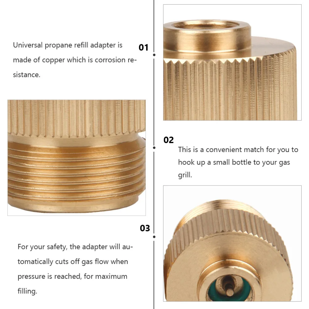 Portable Outdoor Camping Stove Adapter Lindal Output Gas Tank Adapter