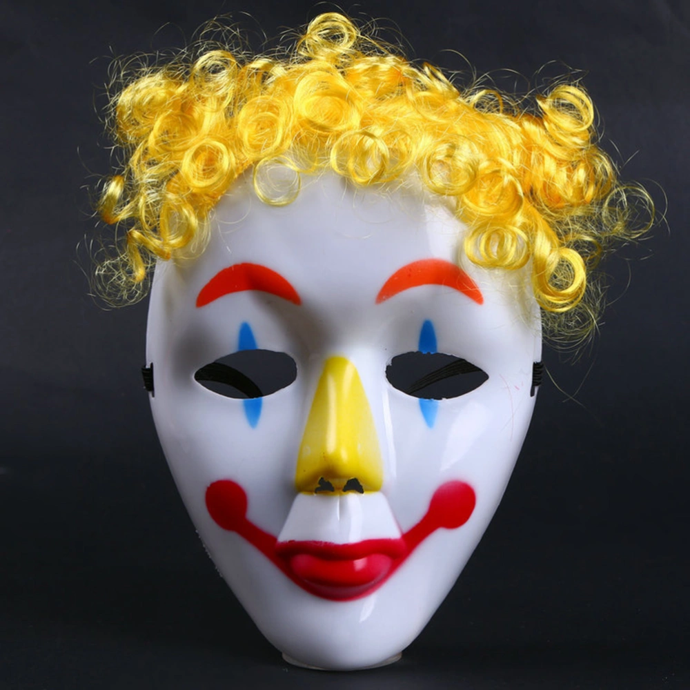 1pc Hip-hop Clown Mask Clown Dress-Up Mask Performance Tool for Costumes Parties Cosplay (Random Color)