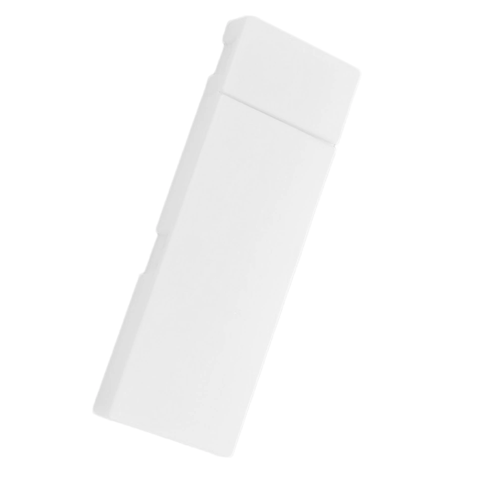 Large Size Translucent Plastic Pencil Case Simple Stationary Holder Box for School Office ( 21 x 7 x 2.5cm, White)