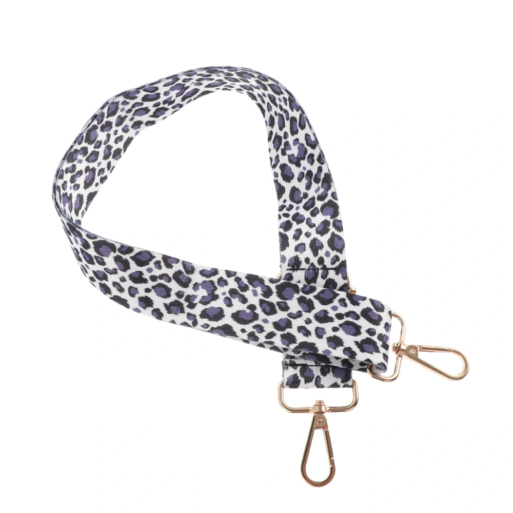 1pc Leopard Printing Shoulder Strap Adjustable Cross-body Bag Strap Replacement