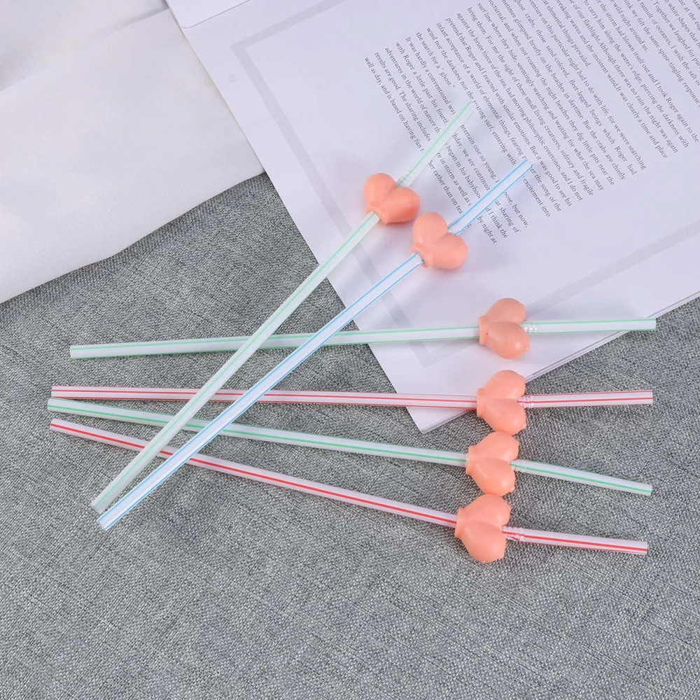 6PCS Plastic Pipette Single Party Props Appeal Tableware Decor Tableware Disposable Bistro Cocktail Bobo Pipette Set