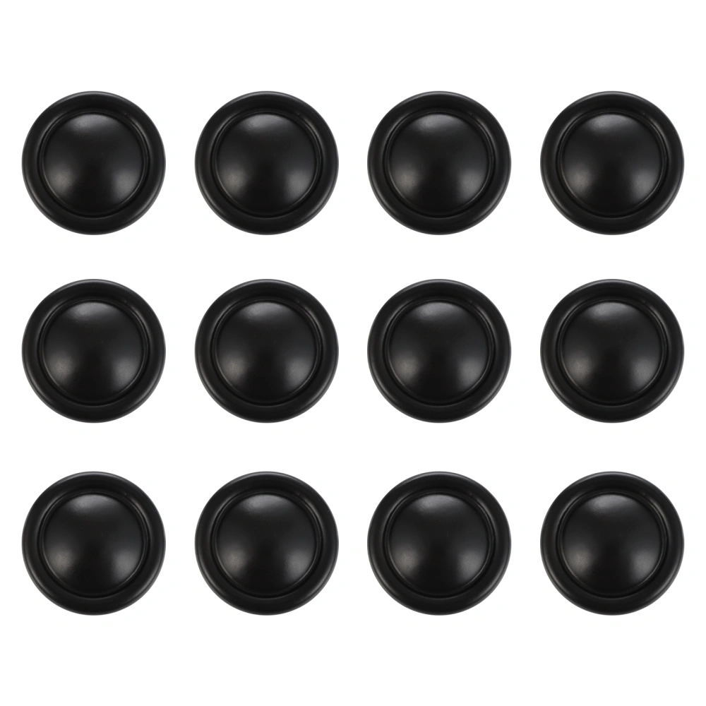 12pcs Cabinet Aluminum Knobs Simple Round Dresser Handles Drawer Pulls