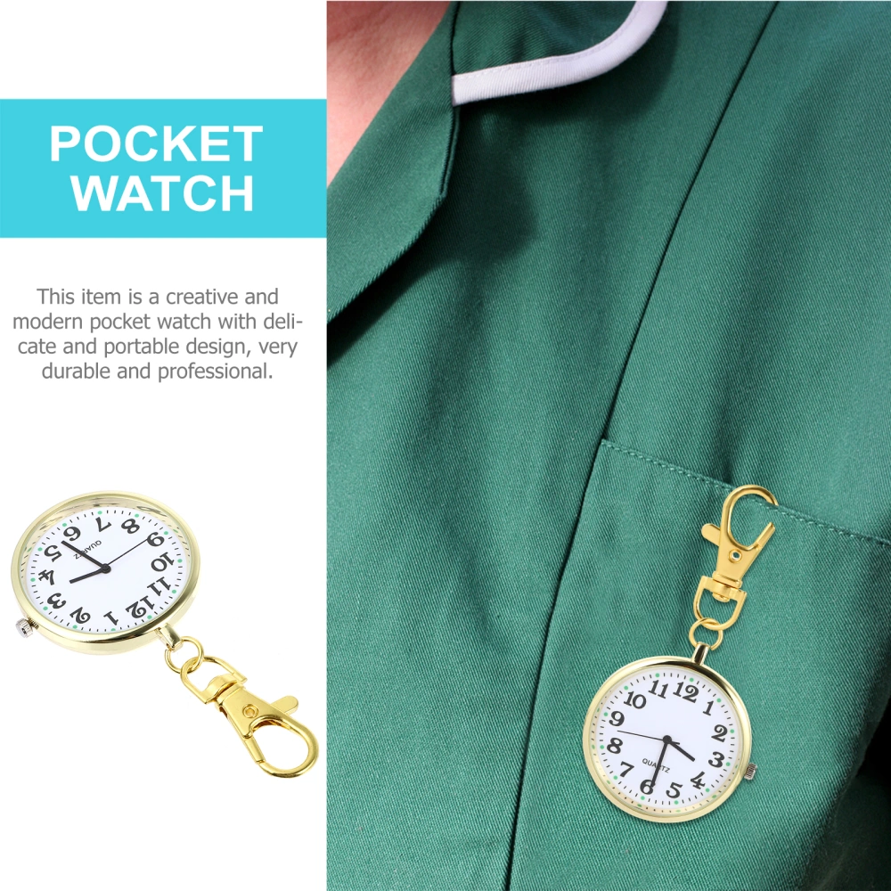 Luminous Keychain Pocket Watch Hanging Pocket Watch for Middle-aged And Elderly