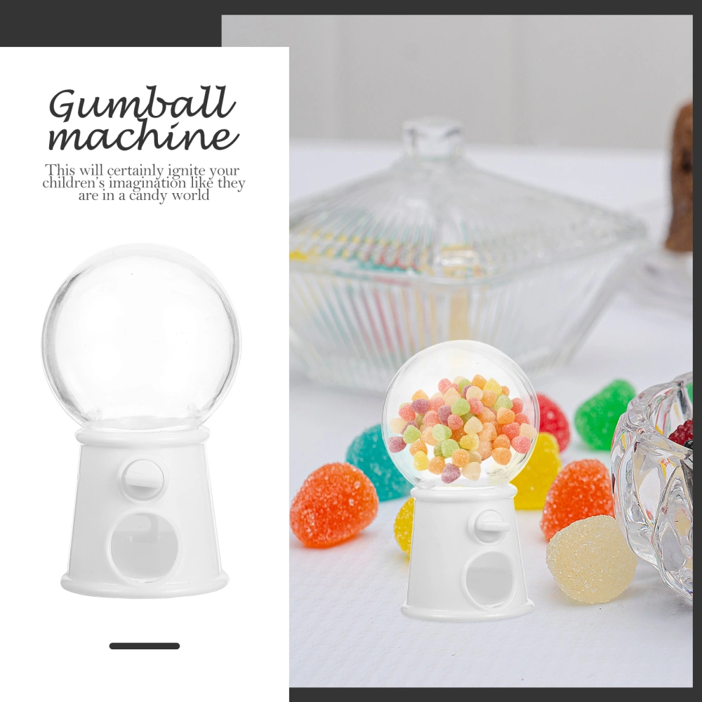 12Pcs Mini Gumball Machines Lovely Candy Dispenser Creative Wedding Candy Box Cake Decor