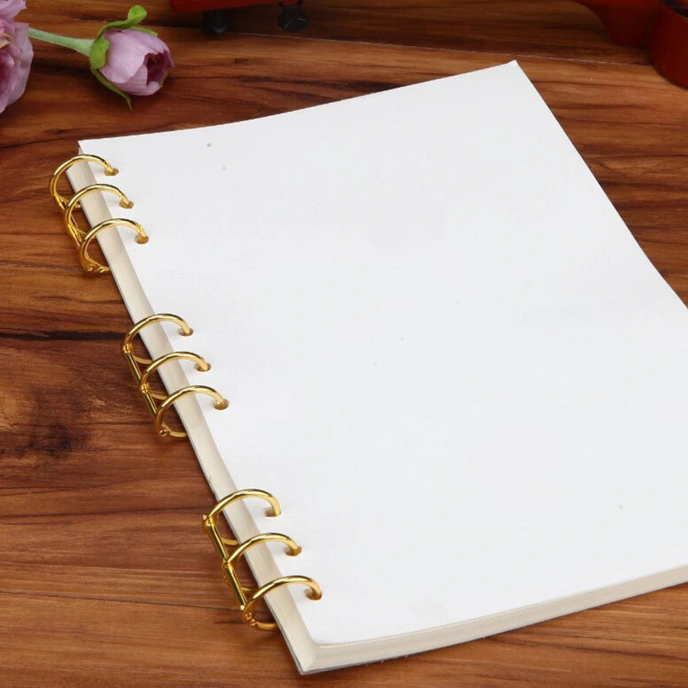 6Pcs Loose Leaf Binder Rings 3-rings Binder Rings Metal Binder Rings for Notebook