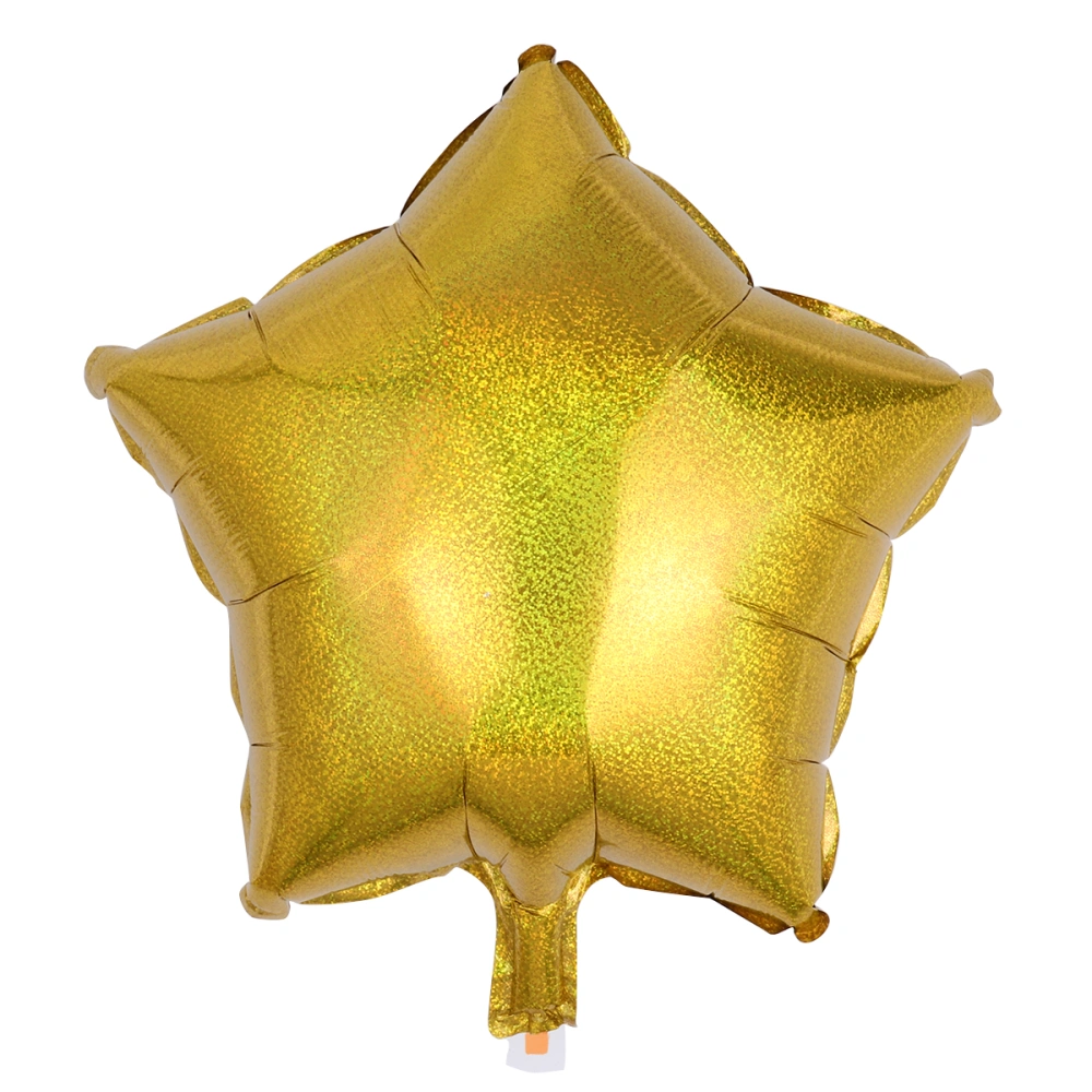 6PCS 18 Inch Star Shaped Foil Balloon Party Mylar Balloons for Valentine’s Day Wedding Birthday Party Decoration (Gold)