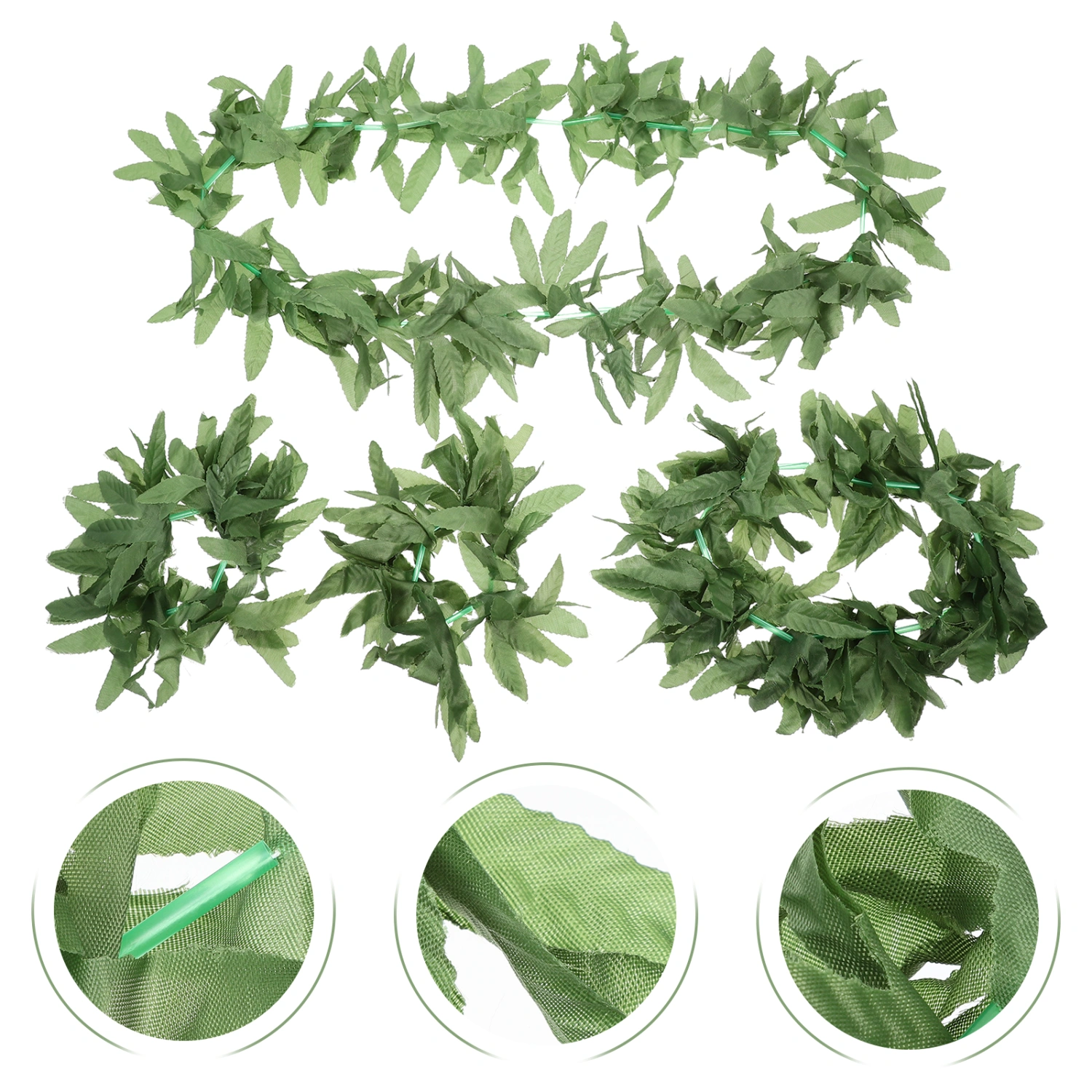 1Set Hawaii Party Costume Prop Performance Dance Costume Simulated Wreath Kit