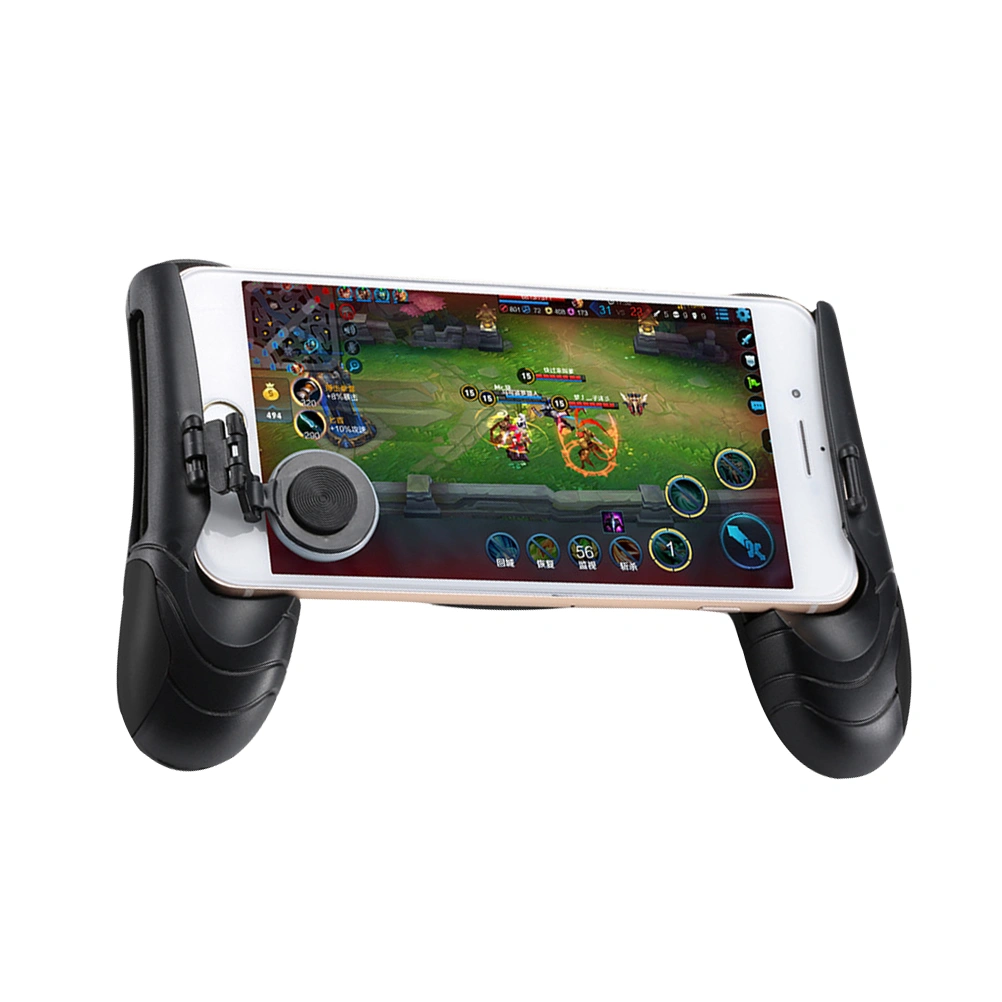 Game Controller Mobile Joystick Joypad Gamepad Ergonomic Design Handle Holder Grip Handgrip Stand Game Clutch (Black)
