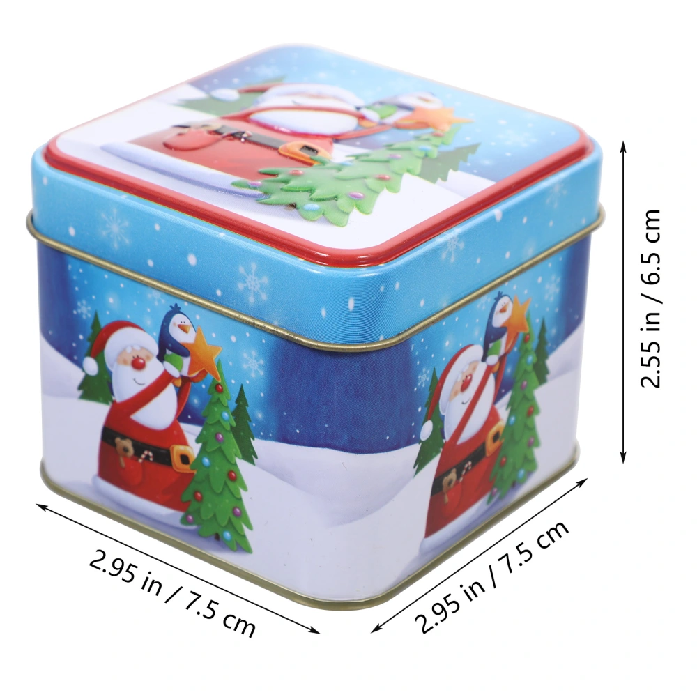 4Pcs Candy Boxes Biscuit Boxes Baking Boxes Christmas Candy Boxes (Assorted Color)