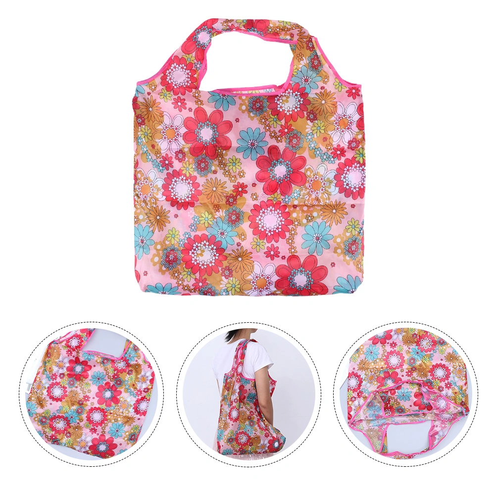 2pcs Convenient Shopping Bag Eco-Friendly Bag Sundries Tote Bag Storage Bag