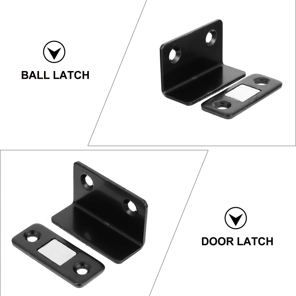 4pcs Magnetic Door Catch L Shape Door Catches Drawer Magnetic Door Stop