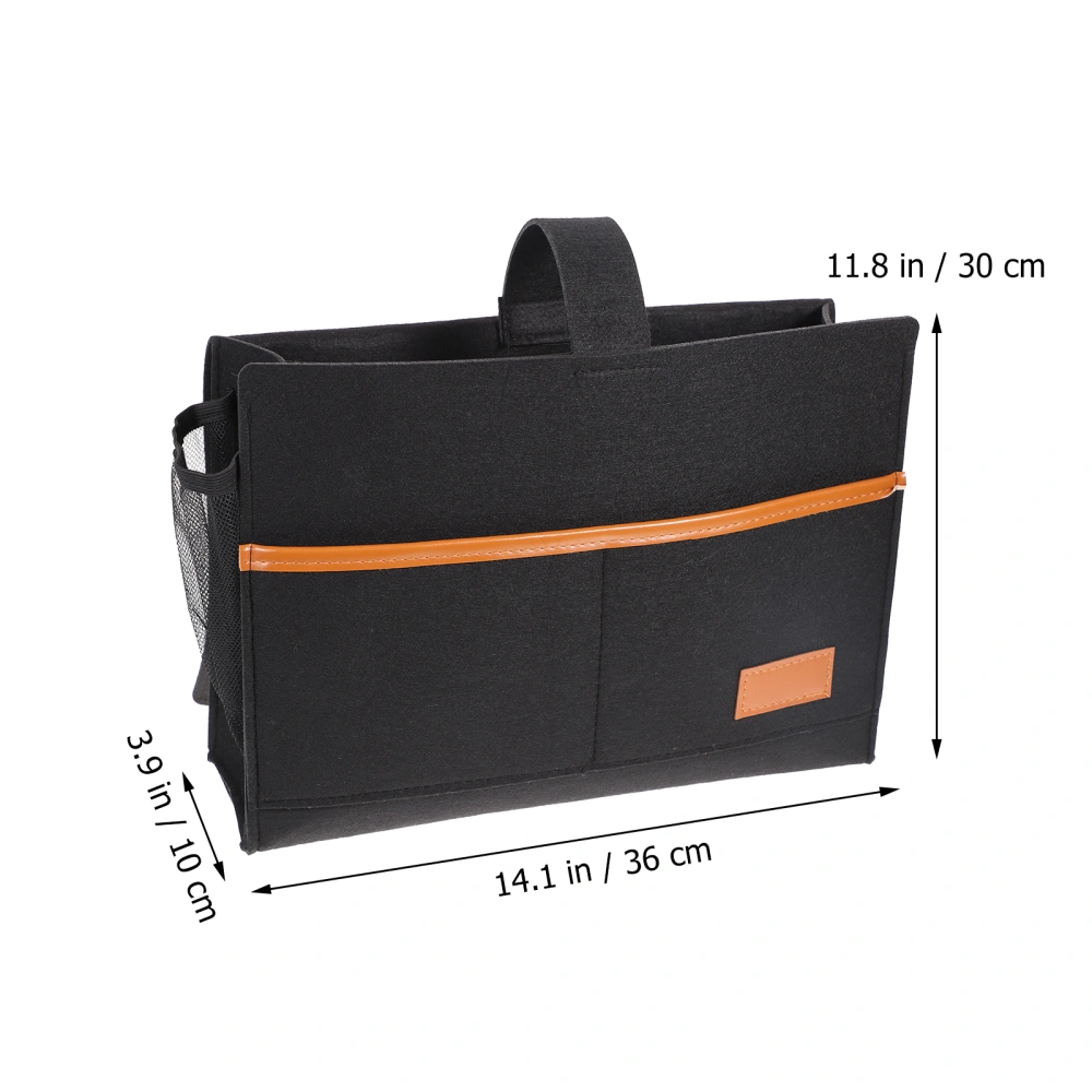 Dormitory Storage Bag Multi-function Hanging Holder Felt Bedside Storage Bag