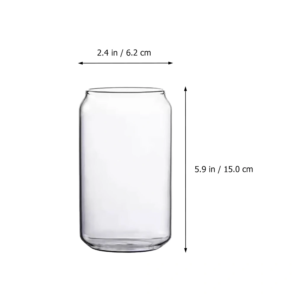 1 Pc Convenient Water Cup Milk Cup Juice Cup Drink Glass (Transparent, L)