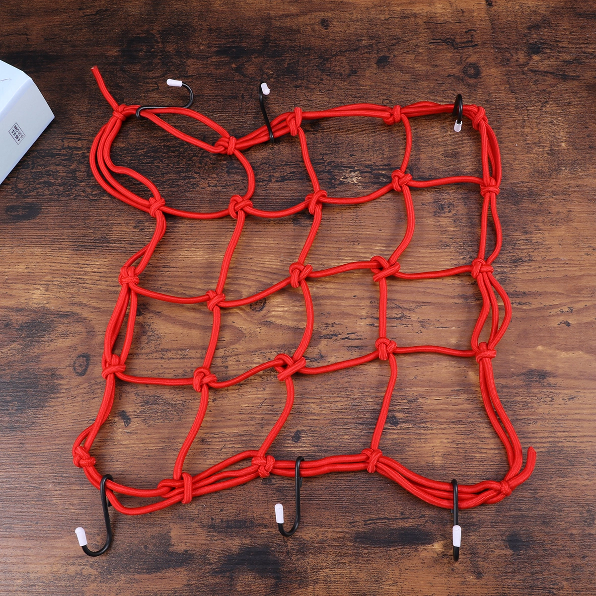 Rear Frame Net Cover Luggage Cover Rubber Band Elastic Luggage Net Motorcycle Net Bag Helmet Net(Red)