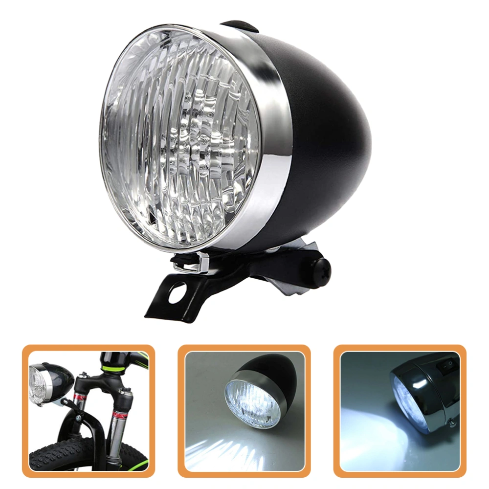 Bike Front Light Retro Bike Lamp LED Bike Front Lamp Vintage Bike Lamp Night Cycling Bike Light