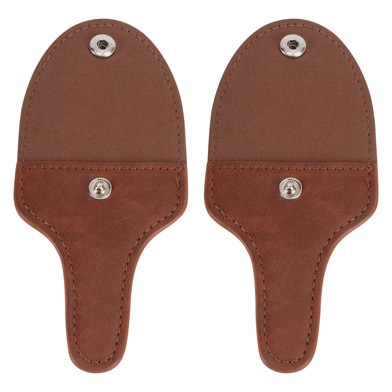 2Pcs Scissor Pouch Portable Scissor Bag Scissors Protective Pouch (Brown)