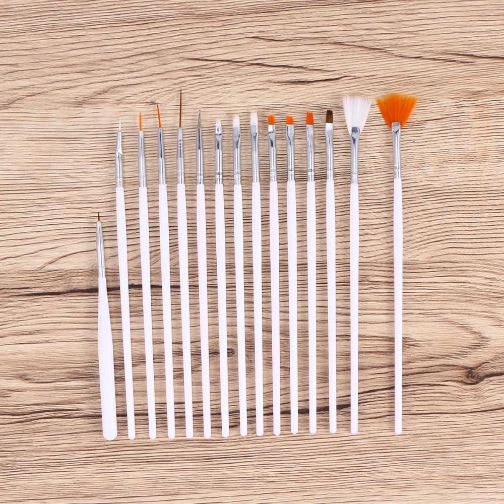 15-Piece Cake Ice CoCo Decorating Painting Brushes Pen Fondant Sugar Craft Clay DIY Tools Set