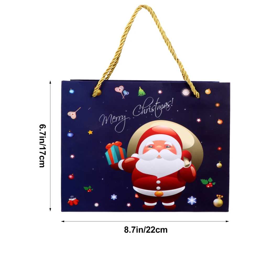 15Pcs Christmas Paper Handbag Gift Bags Portable Bags Gift Packaging Bags