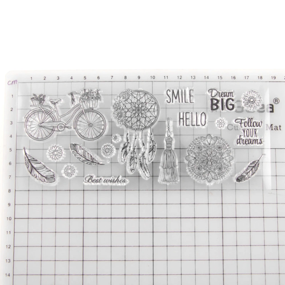 Clear Stamp Transparent Seal Stamps for DIY Scrapbooking Craft Photo Album Diary Decoration (T1451)