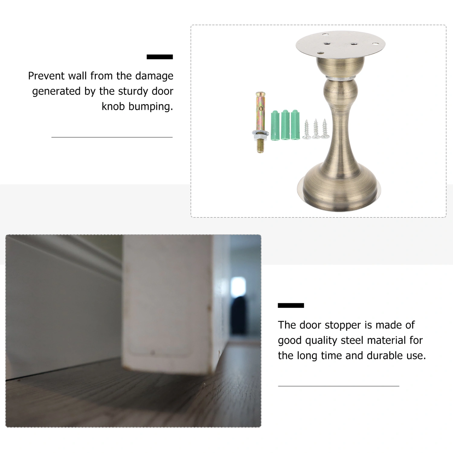 1 Set Buffer Door Suction Anti-collision Door Stopper Useful Door Accessories